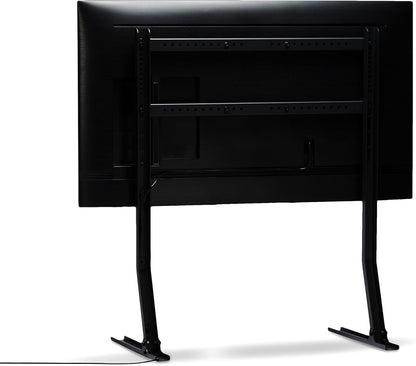 Pedestal Bendy Tall Standaard voor tv 40 tot 70 inch, hoogwaardige tv-vloerstandaard, modieuze tv-houder, staanbaar, unieke tv-poten (zwart)