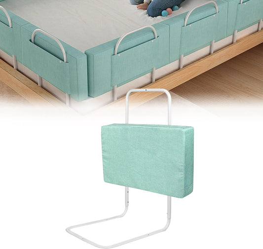 Kinderbedhek – Bedhekje – Bedbescherming – Valbeveiliging – Kinderbedbescherming – Verstelbaar Hoogte 40-60 cm – Lengte 240 cm met Wasbare Linnen Stof