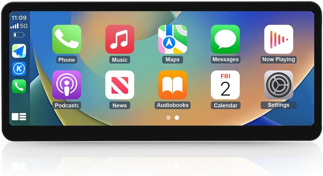 CarPlay Scherm Mercedes-Benz – Autoradio – Navigatiesysteem – Multimedia Scherm – Touchscreen – 12,3 Inch HD IPS Display – Draadloze CarPlay & Android Auto