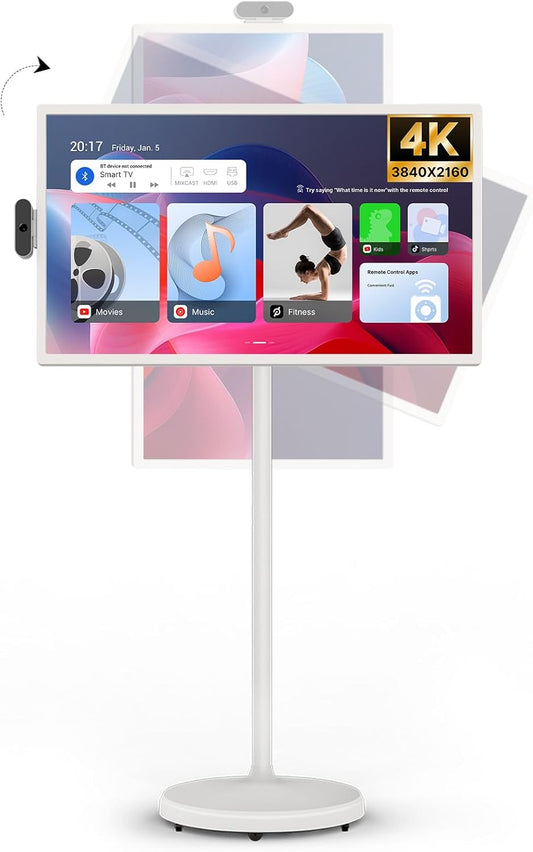 32 inch draagbaar scherm – smart display – portable monitor – touchscreen scherm – Android tablet – Full HD In-Cell Touchscreen – Ingebouwde 6800mAh Batterij – Voice-gestuurde Afstandsbediening