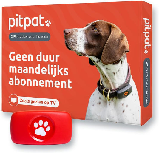 PitPat Dog GPS-tracker - Geen abonnement (Rood)