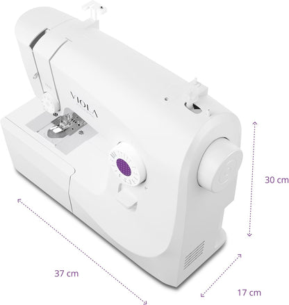 Naaimachine – Stikmachine – Hobbynaaimachine – Huishoudnaaimachine – Naaimachine Voor Beginners – 14 Steken – Automatische Naaldinrijger