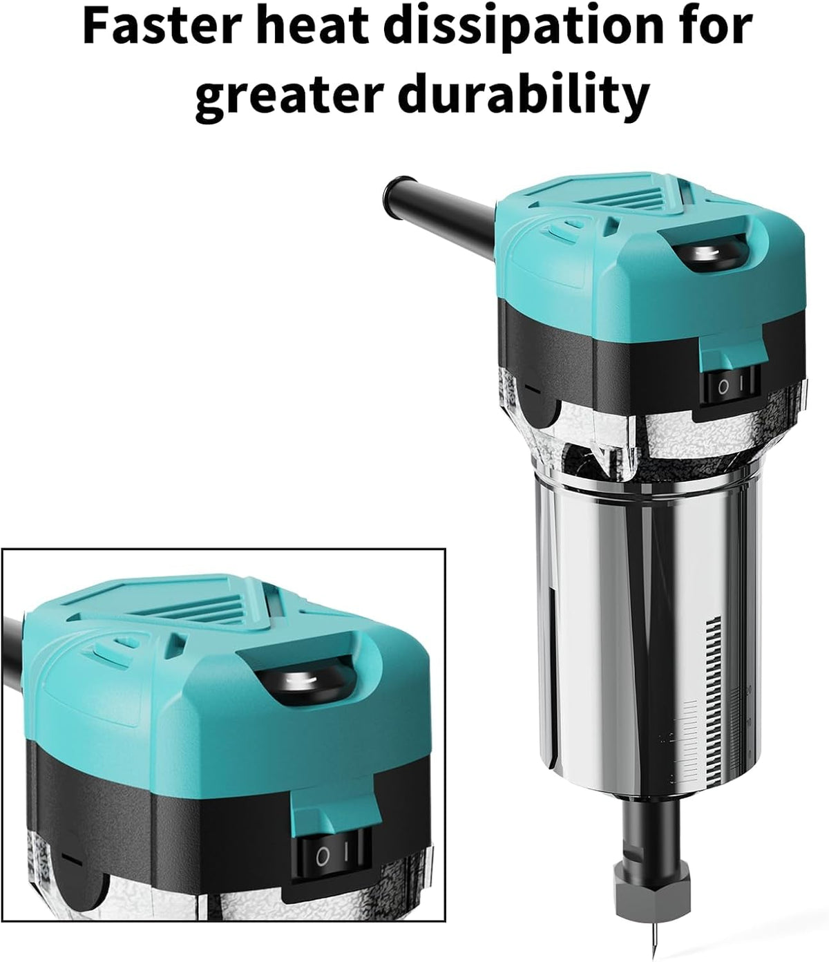 TWOTREES TTC 450 Trimmerkit, 800 W, houten trimmer, router spindel voor TTC450 Pro CNC graveermachine, houtrouter, compacte router tool met koffer