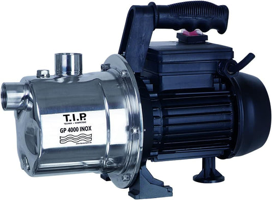 Tuinpomp – Beregeningspomp – Vijverpomp – Waterpomp – Dompelpomp – Roestvrij Staal – 800W Motor – Max 4000 L/u Debiet