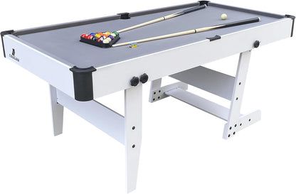 Cougar Hustle Pool Table L Foldable in Various Colours - 5ft | Folding Billiard Table incl. Accessories - QUORE
