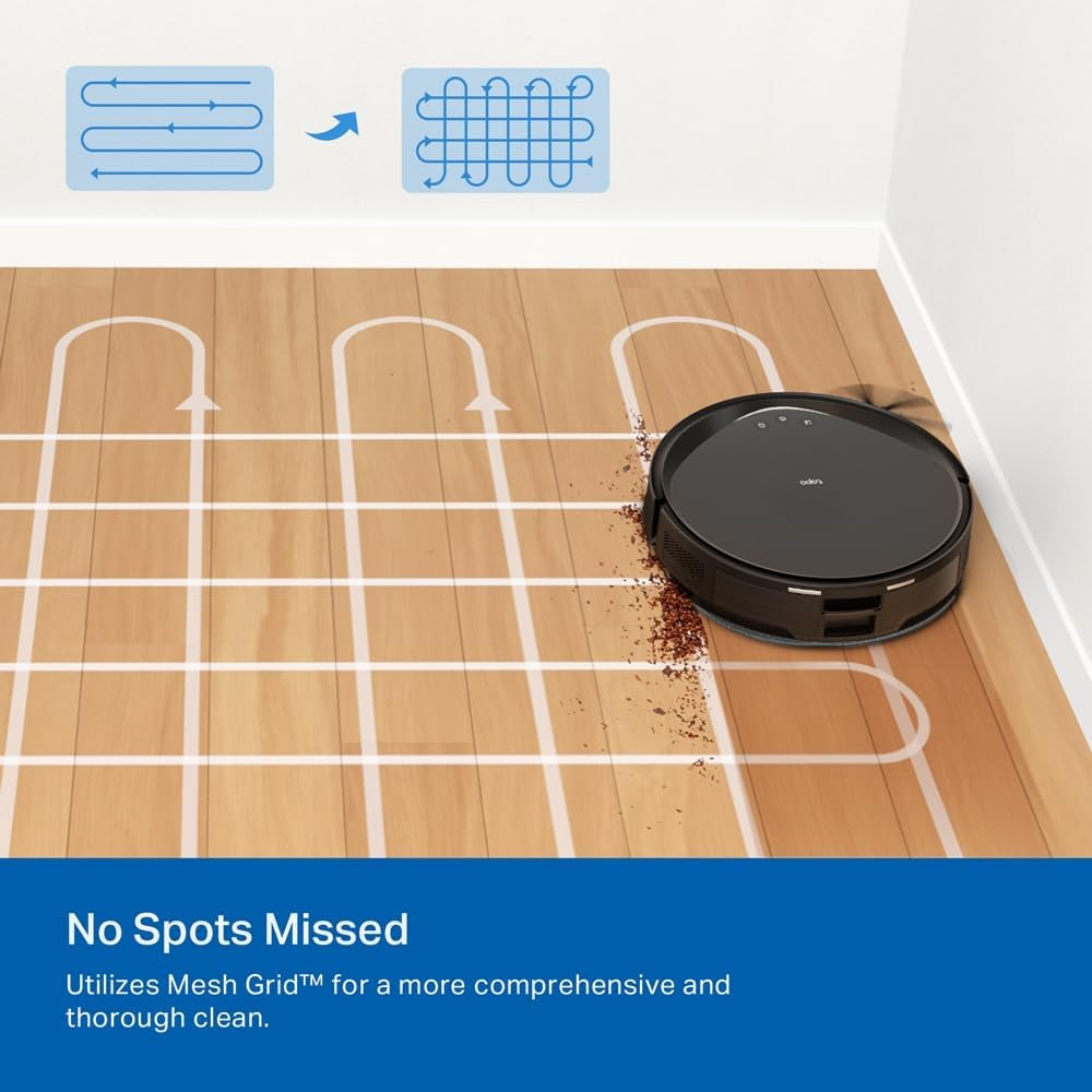 Tapo RV20 Max, 4-in-1 robotstofzuiger en dweil, 5300 Pa ultrastofzuiger, MagSlim LiDAR navigatie, IQ + Smart Cleaning, ultradun design 83 mm, reiniging aanpasbaar met app, Alexa en Google