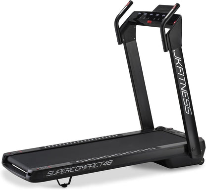 JK FITNESS Supercompact48 Elektrische loopband, inklapbaar, motor 2,0 pk, snelheid 1-16 km/u