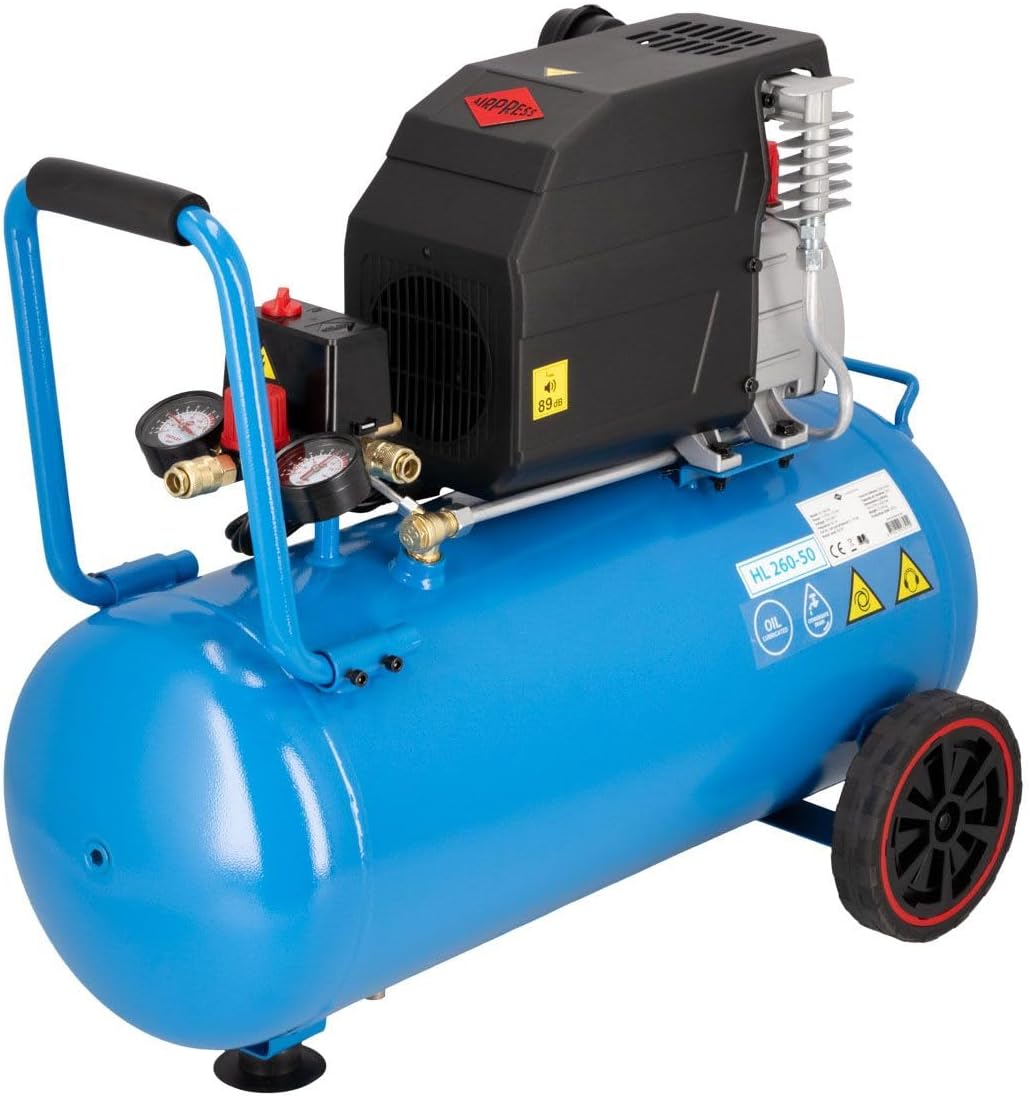 Luchttankcompressor – Compressorset – Aircompressor – Luchtcompressor – Luchtpomp – 50 Liter Tank – 2 pk Pompvermogen