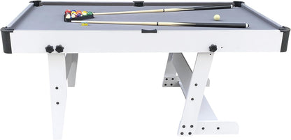 Cougar Hustle Pool Table L Foldable in Various Colours - 5ft | Folding Billiard Table incl. Accessories - QUORE
