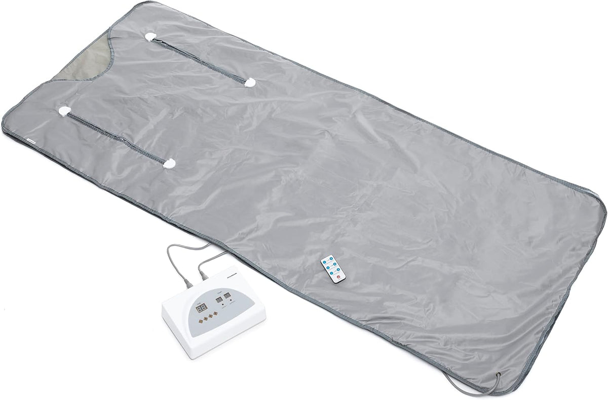 InnovaGoods Electric Blanket, Infrared Sauna Blanket, Thermal Blanket Suitable for Whole Body, Infrared Sauna Blanket Increases Removal of Fats and Toxins - QUORE