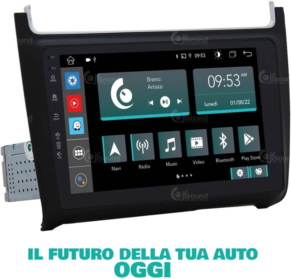 Autoradio Volkswagen Polo – Autoradio GPS – Navigatiesysteem Auto – Multimedia Speler – Inbouw Radio – 9 Inch Touchscreen – 8-Core Processor – Bluetooth & WiFi Connectivity