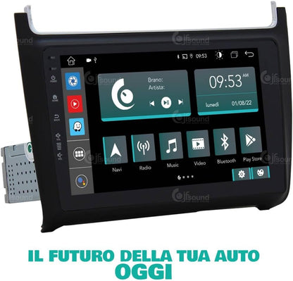 Autoradio Volkswagen Polo – Autoradio GPS – Navigatiesysteem Auto – Multimedia Speler – Inbouw Radio – 9 Inch Touchscreen – 8-Core Processor – Bluetooth & WiFi Connectivity