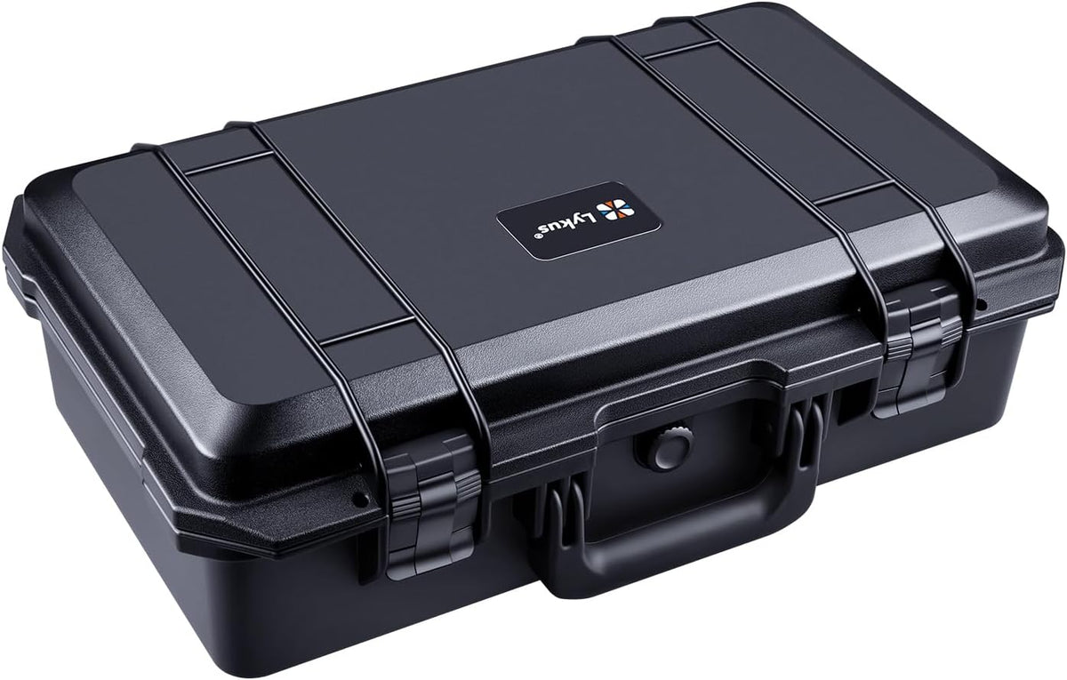 Lykus HC-5110 Grote Waterdichte Koffer Case met schuim, Binnenmaat 51x29x17 cm, Geschikt voor pistool, elektronische apparatuur en meer