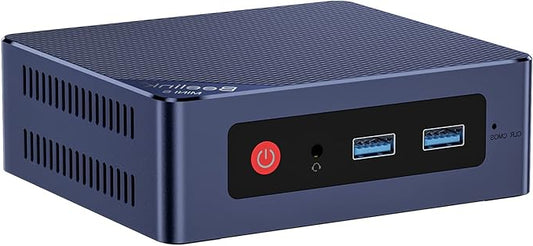 Mini PC – Compacte PC – Kleine Computer – Mini Desktop – Zachte PC – Intel 12e Generatie Alder Lake-N95 – 16GB RAM & 500GB SSD – Dual HDMI & 4K Output