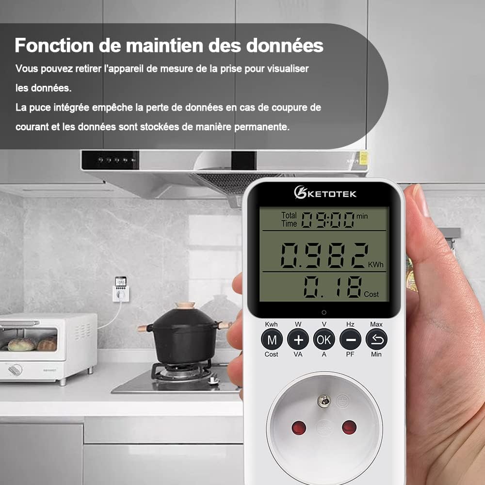 KETOTEK Stroomverbruik 3680 W