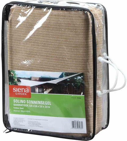 Siena Garden Solino Set 3,6 m vierkant zand + accessoires