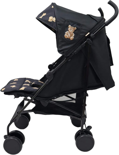 Roma Prams Kinderwagen Ster, Teddy Zwart