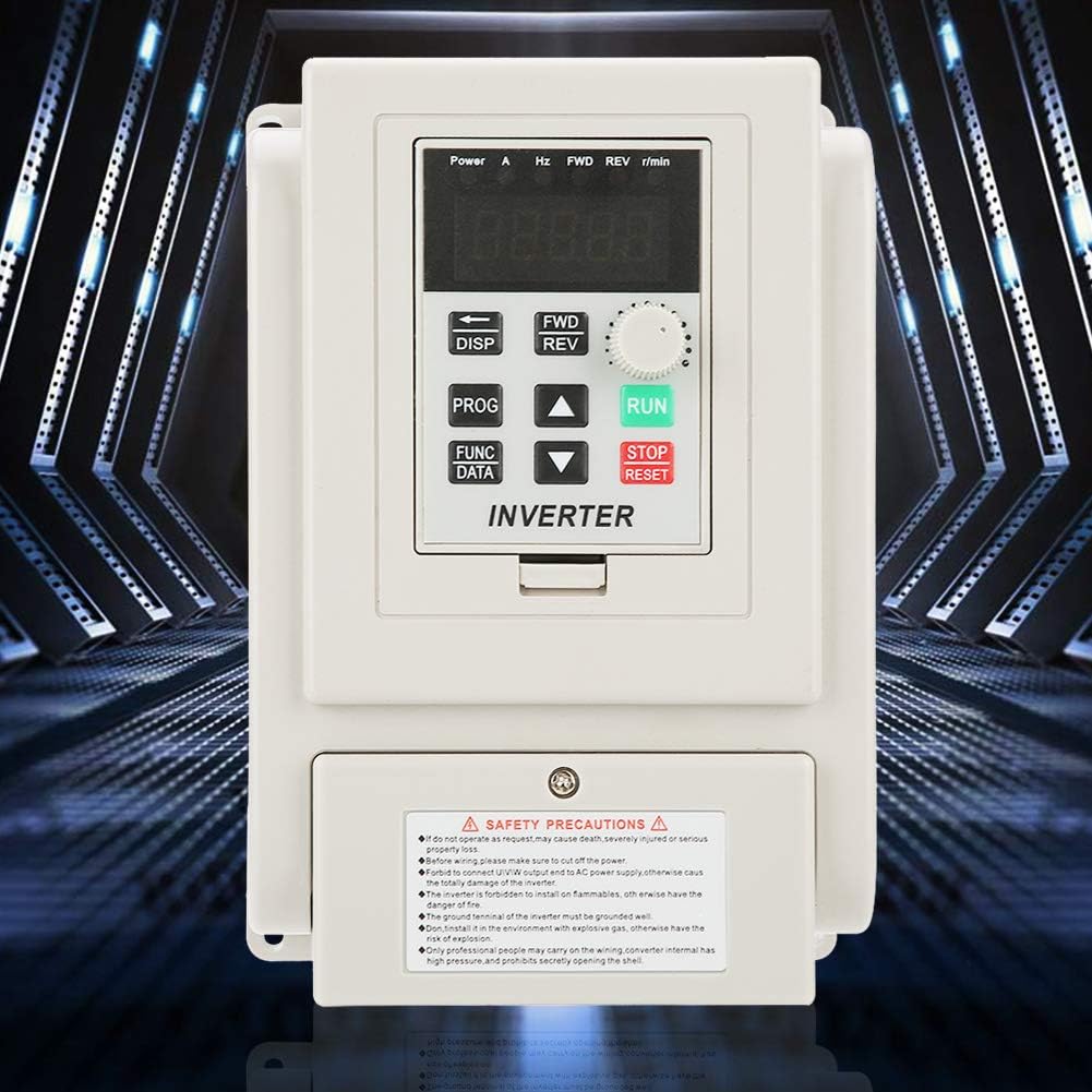 AC 220V eenfasige ingang 220V driefasige uitgang 4kW frequentieomvormer (VFD) universele snelheidsregelaar/invertermotor (Engelse versie) (4.0KW 20A L)