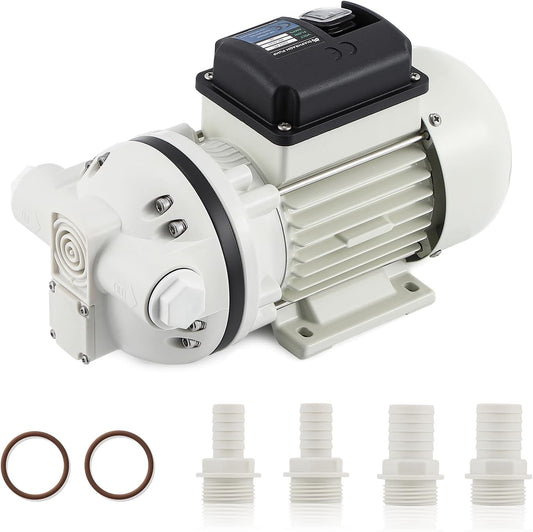 Mxmoonant 220 v 400 W 40L/MIN Zelfaanzuigende Membraanpomp Elektrische Wijnpomp Zuur en Alkali Resistente Chemische Pomp Ureum Pomp Wasserij Vloeibare Waterpomp Food Grade