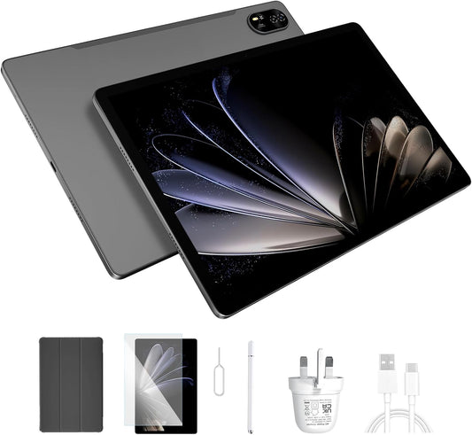 Blackview Mega8 13 inch Android tablet 16,36 GB RAM + 256 GB ROM/2 TB TF, 90 Hz 2K touchscreen, Octa-Core T620 gaming-tablets, 4G LTE SIM, 11000 mAh/50 MP + 13 MP/Gemini AI 2.0/Widevine L1