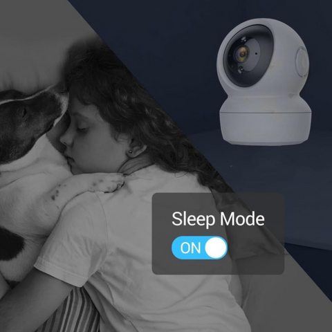 Beveiligingscamera Binnen - WiFi-bewakingscamera - Set van 2 - Draadloos Babycamera - 360° Tilt - 2,4 GHz - Intelligent Nachtzicht - met Slimme IR - Bewegingsdetectie - Automatische Tracking - Tweewegaudio - Wit