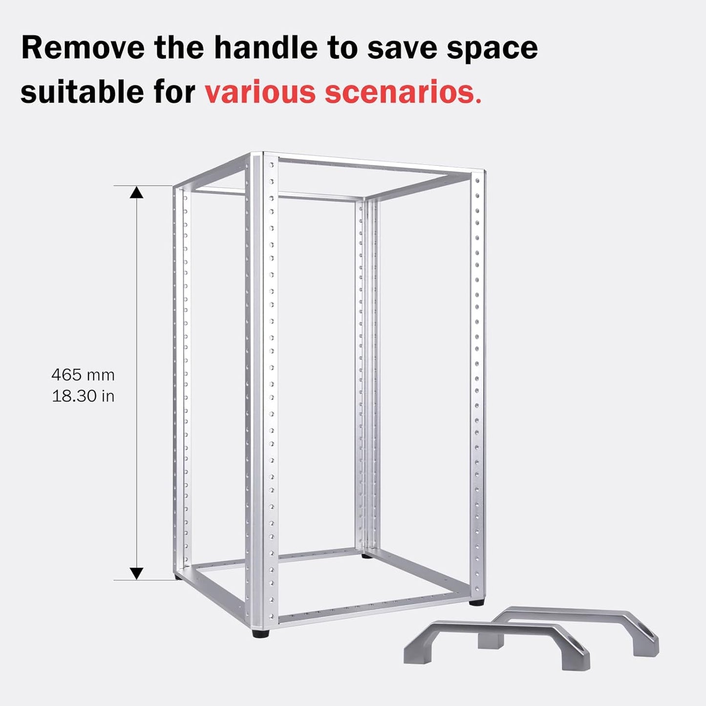 10U Open Frame Netwerkrack – Serverrack – Netwerkkast – Patchkast – AV-Rack – 10 Inch Formaat – Aluminiumlegering