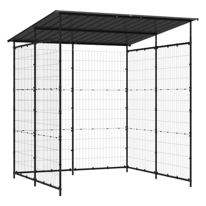 Fietsenstalling – Fietsberging – Fietsenhok – Fietsgarage – Tuinschuur – Roestbestendig Staal – Compact 190x190x222 cm Zwart