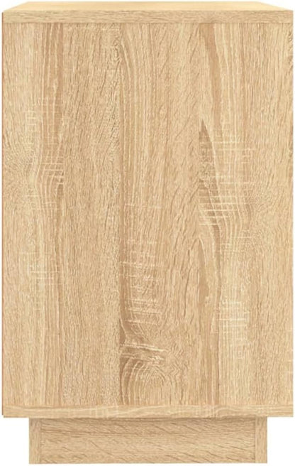 Sideboard Living Room Cabinets Living Room Angled Storage Cabinet Sideboard Sonoma Oak 102x35x55cm Wood Material - QUORE