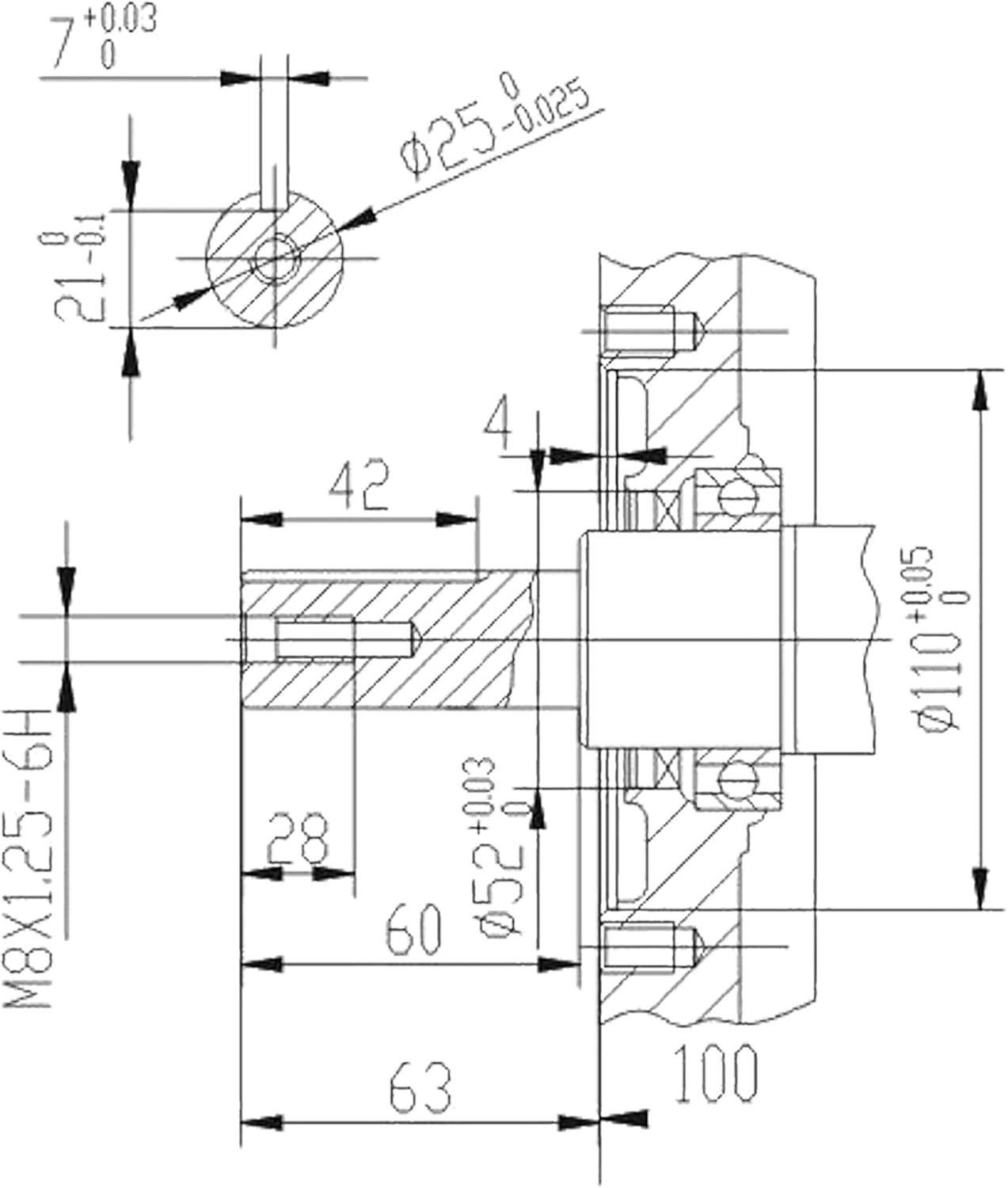 LIFAN 190 FD-B E-Start benzinemotor met 15 pk 1-cilinder voor kleine machines en karts, luchtgekoelde 4-taktmotor met 25 mm krukas, OHV-kleppenaandrijving en 420 cc cilinderinhoud