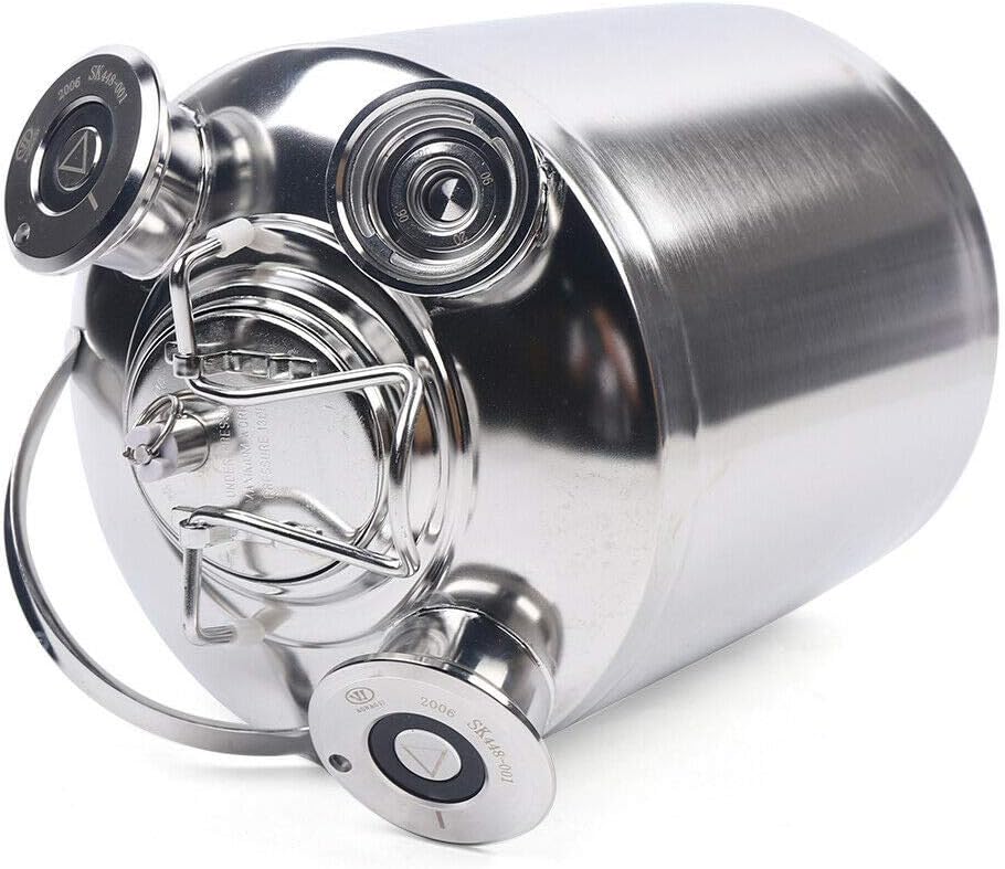 OUKANING 10 l beer cleaning box stainless steel 304 beer cleaning barrel A D S G system valves - QUORE