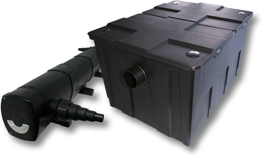 SunSun vijverfilterset 60.000 l bio-vijverfilter UVC 72W met slang 5 m