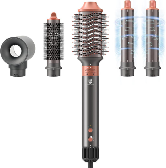 6-In-1 Haardroger – Föhn – Haarstyler – Föhnborstel – Multistyler – 110.000 Omw/Min – 500 Miljoen Ionen