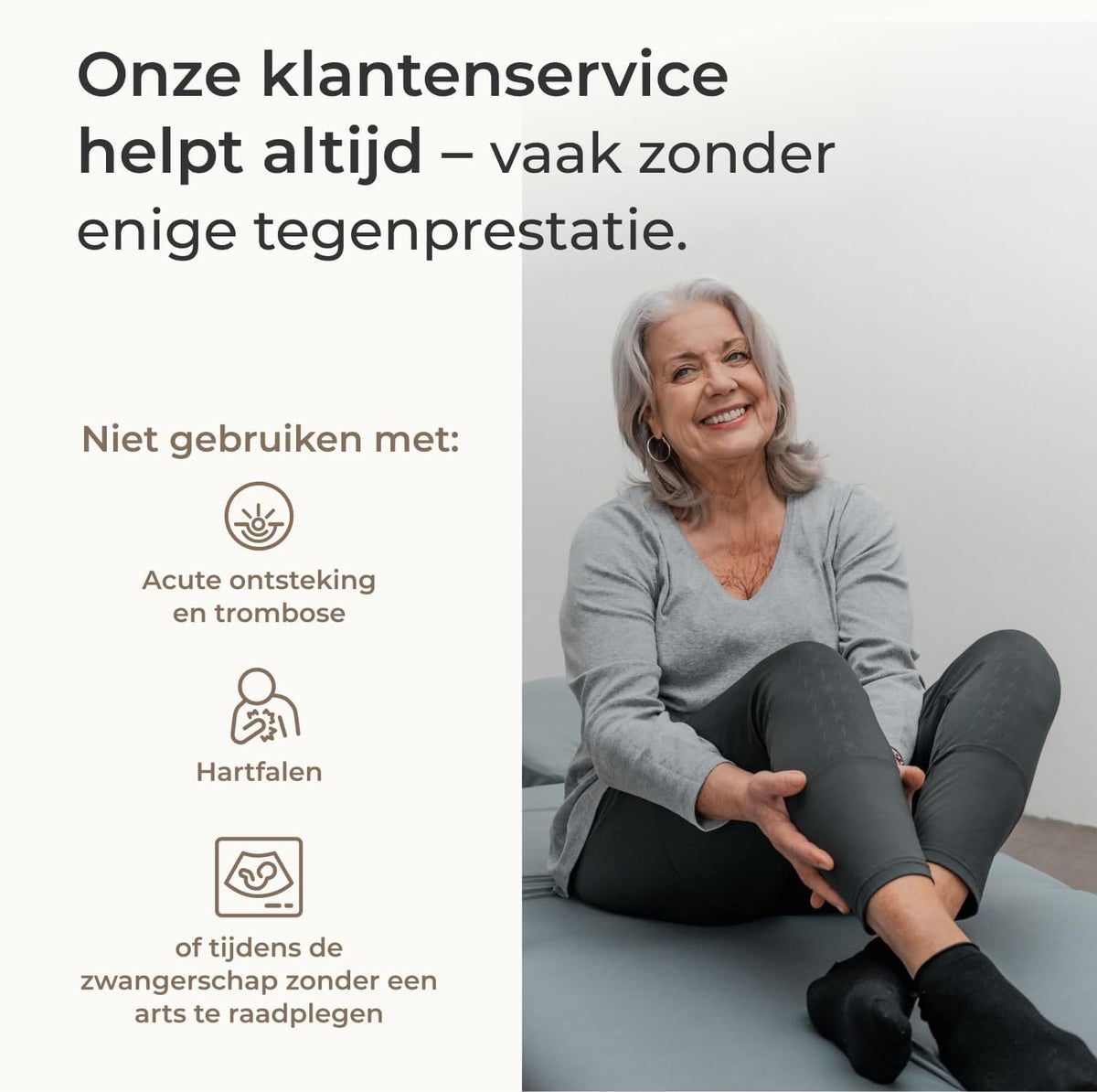 Venen Engel 4 Golfmassageapparaat met buik- & beenmanchetten, 4 luchtkamers, druk & tijd eenvoudig in te stellen