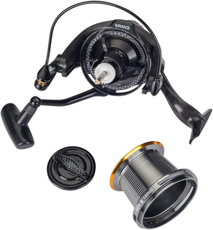 Diwa Vismolens Spinning 8000 10000 14000 Serie Spoel Zoetwater Zoutwater Big-Game Surf Vissen 12+1 Roestvrij BB 70 LBS Max Drag Koolstofvezel Ultraglad Krachtige Overmaatse Uitrusting