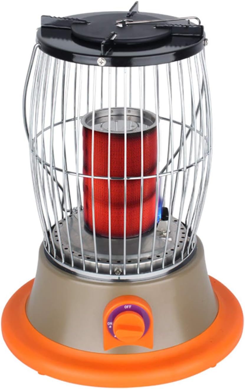 Draagbare Outdoor Visgaskachel – Gasverwarming – Terrasverwarmer – Buitenverwarmer – Campingkachel – Snelle Verwarming – 3,7 kW Vermogen – 360° Winddicht