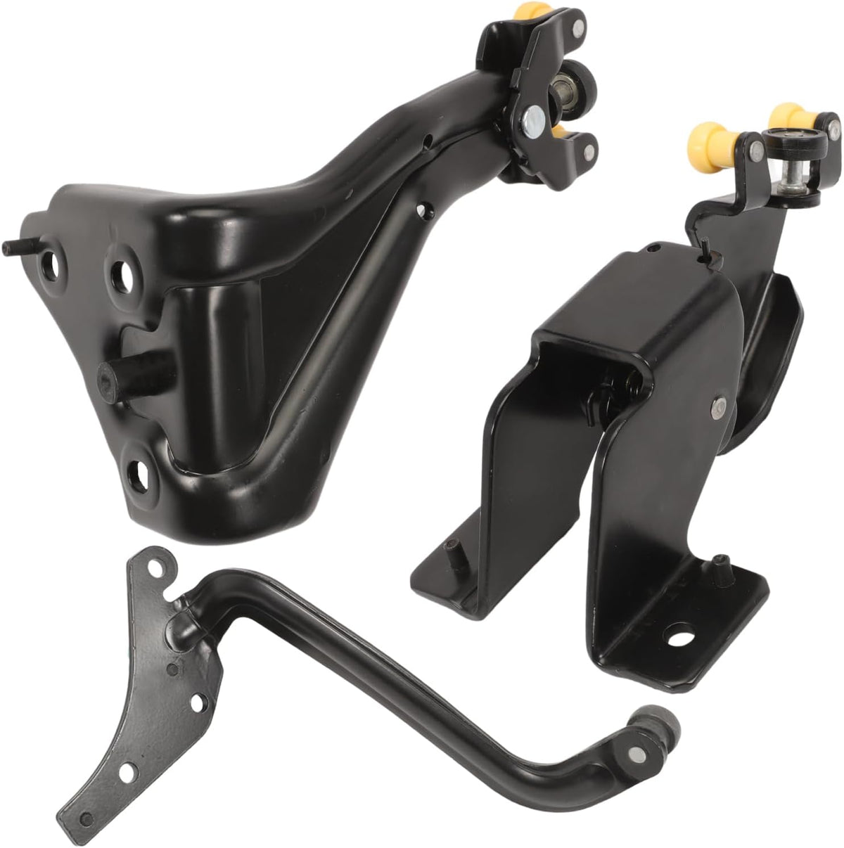 1498207080 Deurrolset voor de rechterkant, compatibel met Jumpy II Expert II/Expert Tepee Scudo II, schuifdeurrol OE 1498209080 (zwart)