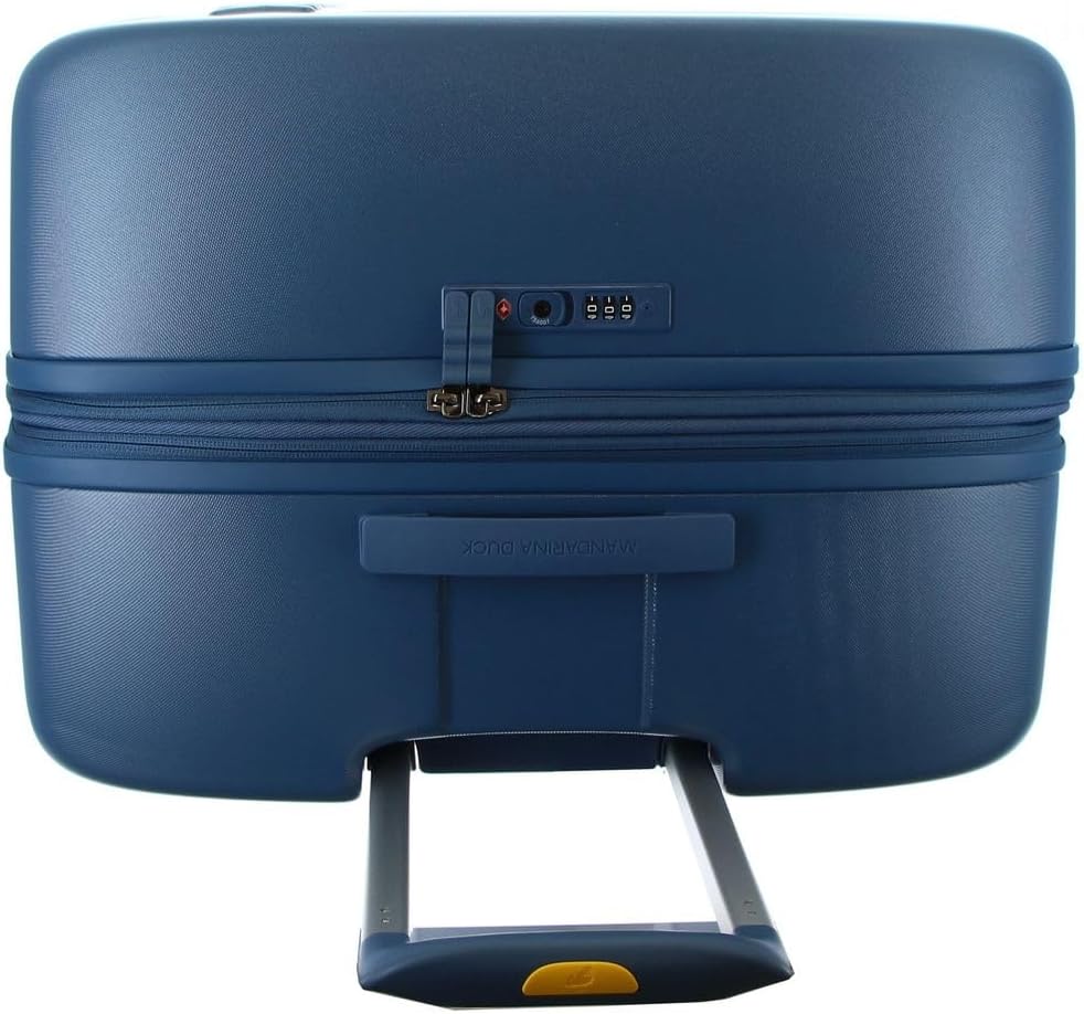 Mandarina Duck Flyduck Trolley Large EXP, China blue, 75 cm x 33 cm x 39 cm, nuova linea superleggera in policarbonato
