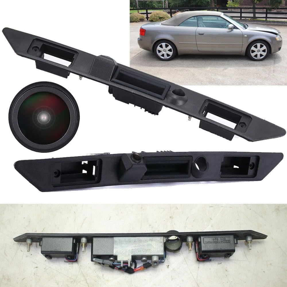 HD IP68 170° groothoek kofferbakgreep achterklep achteruitrijcamera parkeercamera vervanging voor Audi A3 8P/8V 8PA S3 V6/A4 B7 S5/limousine/RS4/A5 RS5/A6 C6 C5/A8 S8/Q7 4L/RS3/S4/RS6/Seat Exeo 3R. 2