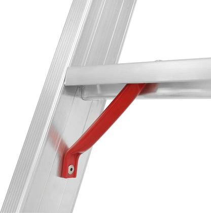 Hymer opvouwbare trap met 2 x 4 treden (aan beide zijden beloopbaar, standhoogte 45 cm, versterkte treden, spreidbeveiliging) 802408