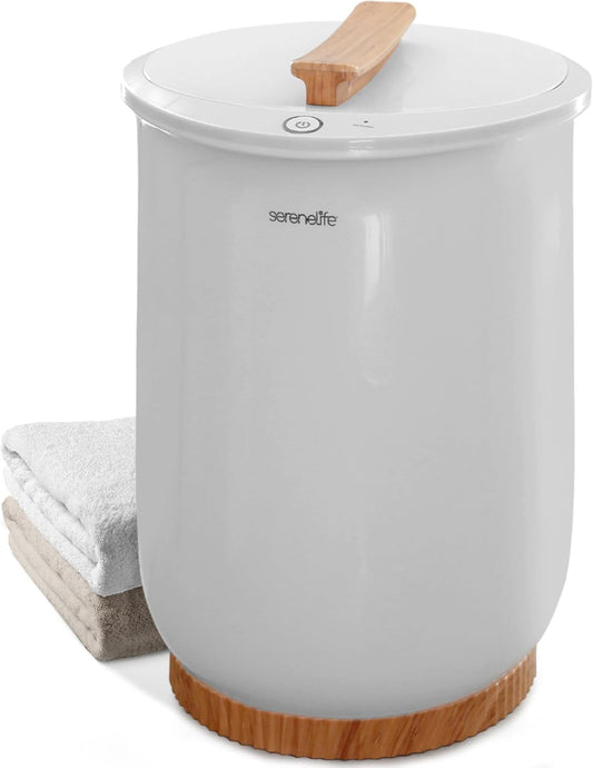 Elektrische Handdoekverwarmer Emmervorm Wit – Handdoekwarmer – Badhanddoekwarmer – Badjasverwarmer – Dekenverwarmer – Geschikt Voor 2 Grote Badhanddoeken – Automatische Uitschakeling Na 60 Minuten