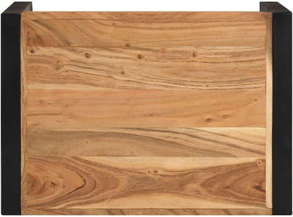 vidaXL Table set 3 pcs solid wood