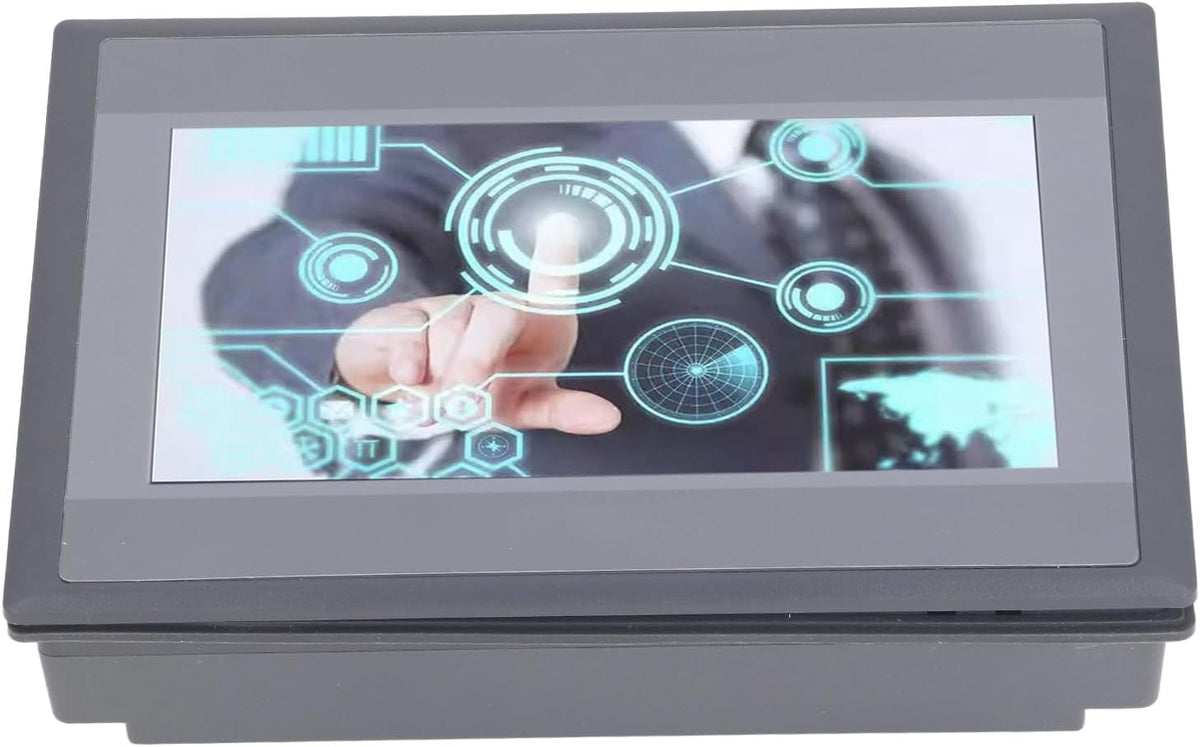 PLC Touchscreen HMI-displaypaneel 7 Inch TFT LCD 800x480 IP65 ARM9-processor 12 Ingangen 8 Uitgangen Compatibel Met Standaard PLC-modellen