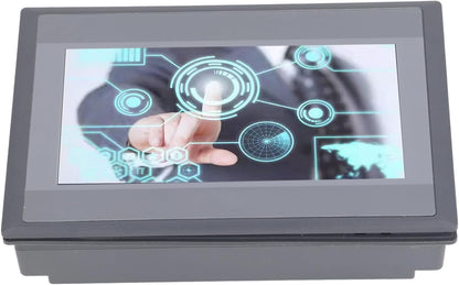 PLC Touchscreen HMI-displaypaneel 7 Inch TFT LCD 800x480 IP65 ARM9-processor 12 Ingangen 8 Uitgangen Compatibel Met Standaard PLC-modellen
