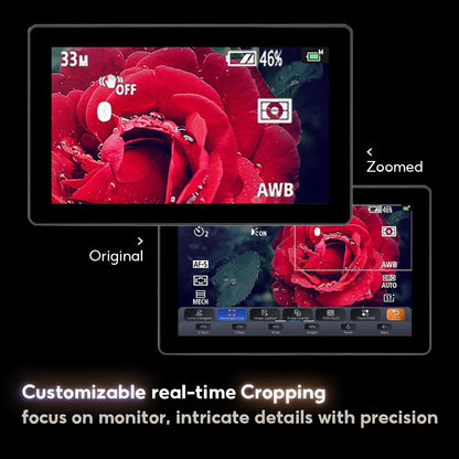 Portkeys LH7H Camera Veldmonitor 7 Inch 1000 Nit Touchscreen 3D LUT Golfvorm Vector Bereik 4K 1920x1080 Field Monitor op Camera met metalen hardware voor DSLR