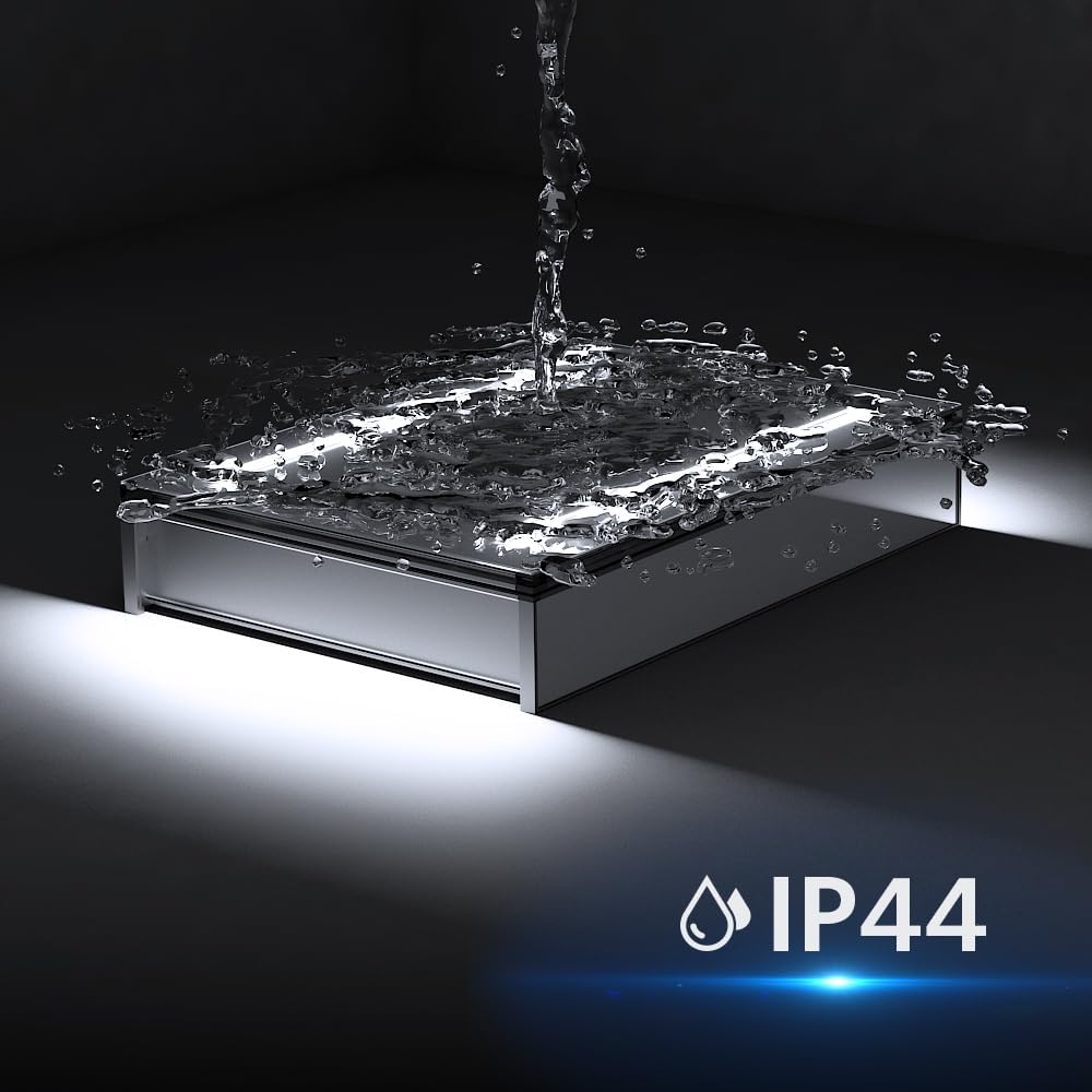 Tokvon® Rivulet LED Badkamer spiegelkast verlichte kasten met Scheerapparaat stopcontact 3-kleuren-LED Touch schakelaar Anti-condens kast 50x70cm - QUORE