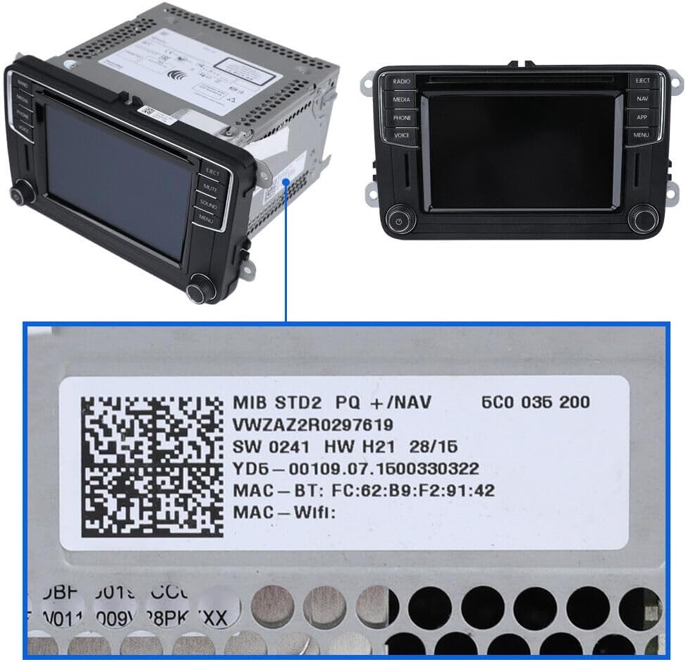 6,5 ''Lcd scherm voor MIB STD2 NAV 200 682 Radio Display TDO-WVGA0633F00045, TDO-WVGA0633F00039 Lcd scherm Touchscreen Digitizer Vergadering Vervanging met gereedschap