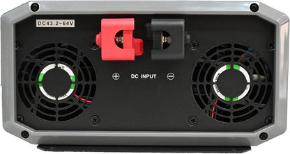 EPEVER IPower-Plus serie IP2000-42 Plus, 2000W 48VDC naar 230VAC zuivere sinusspanning omvormer met LCD display, ideaal voor off-grid huishoudelijke noodverlichting, voertuig gemonteerde systeem enz.