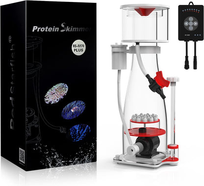 Eiwitafschuimer – Aquarium Skimmer – In-Sump Filter – Proteïne Skimmer – Waterreiniger – Compact Ontwerp – Instelbare DC Pomp 25W