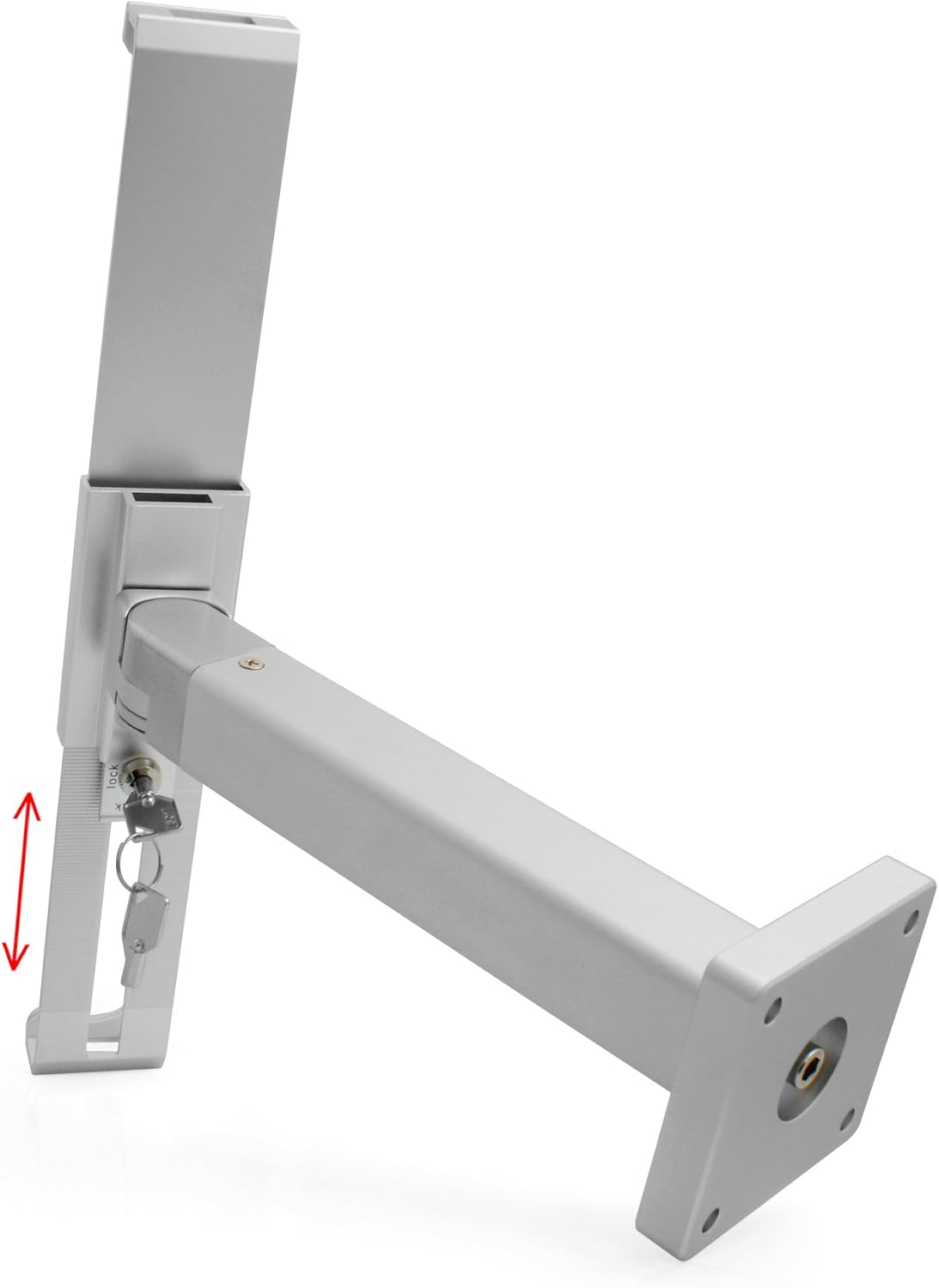System-S Universele presentatie wandhouder houderarm afsluitbaar wandhouder voor tablet pc