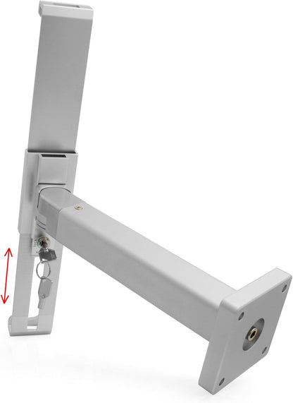 System-S Universele presentatie wandhouder houderarm afsluitbaar wandhouder voor tablet pc